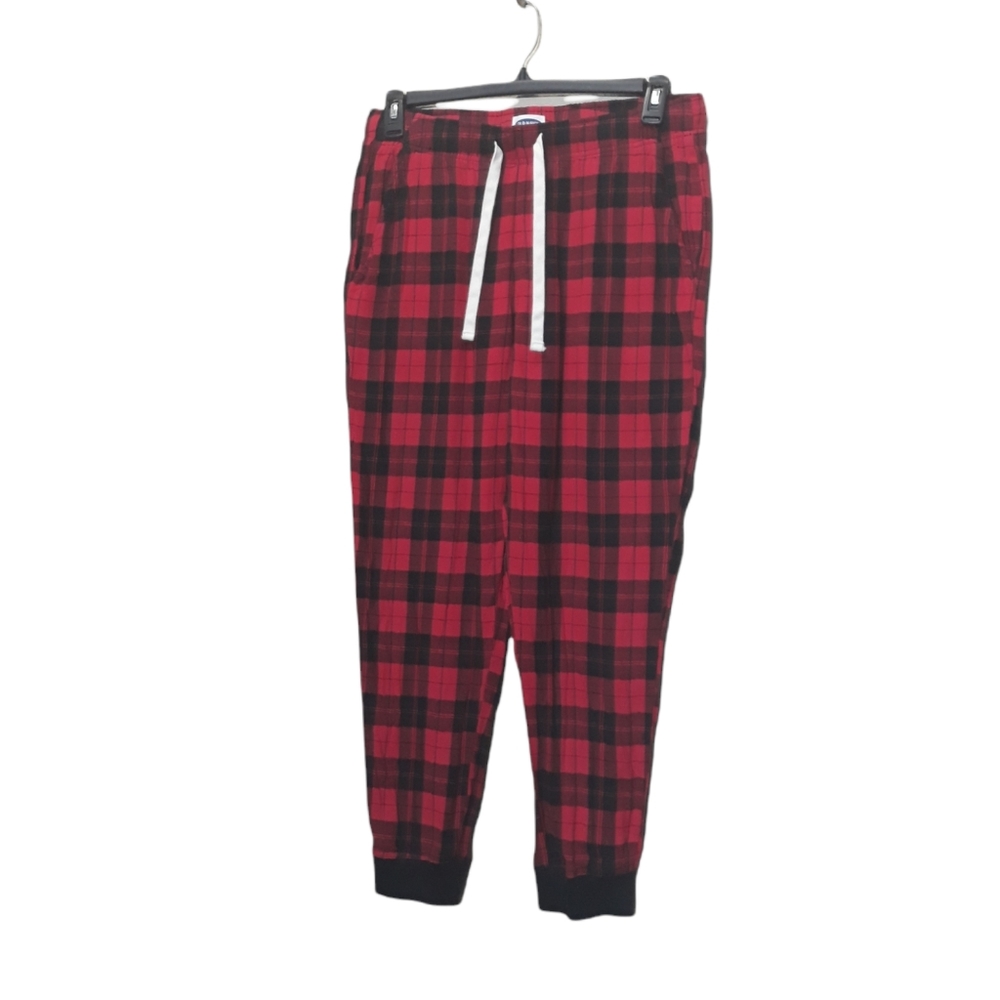 Old Navy Red Buffalo Plaid Pants size M.